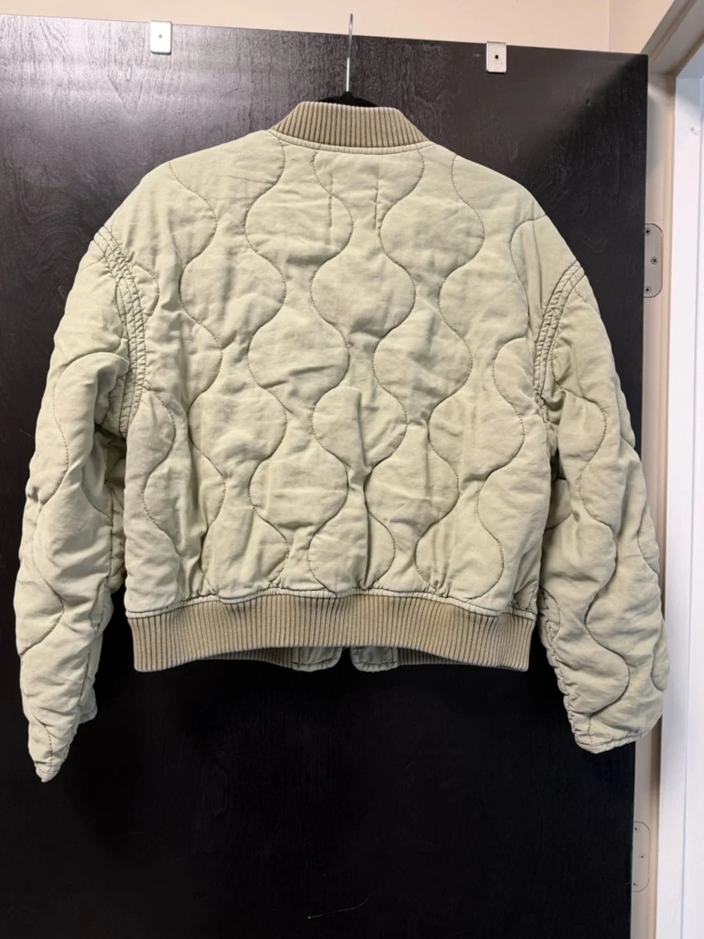 MANGO Quilted Bomber Jacket - Picture 3 of 5